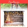 Wood Christmas Tree Photography Background Studio Photo Prop Decoration Backdrop