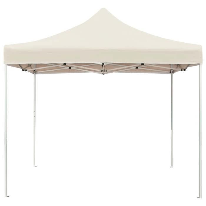 VidaXL Folding Reception Tent Garden Gazebo Patio Gazebo Terrace Pavilion Outdoor Tent Aluminum 2x2 48925