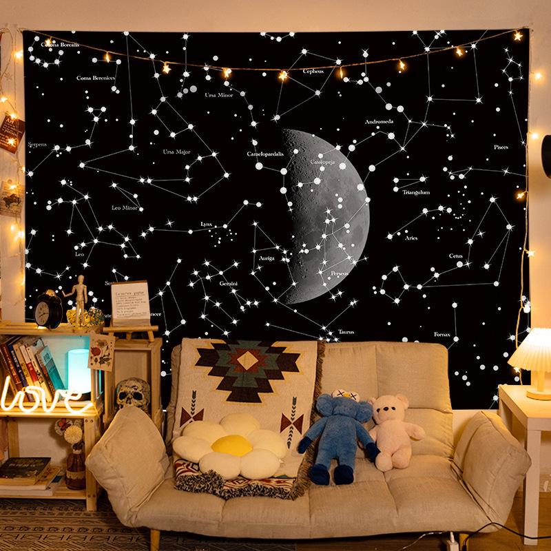 INS Style Bedroom & Dormitory Wall Hanging Cloth – Canvas Poster Decor