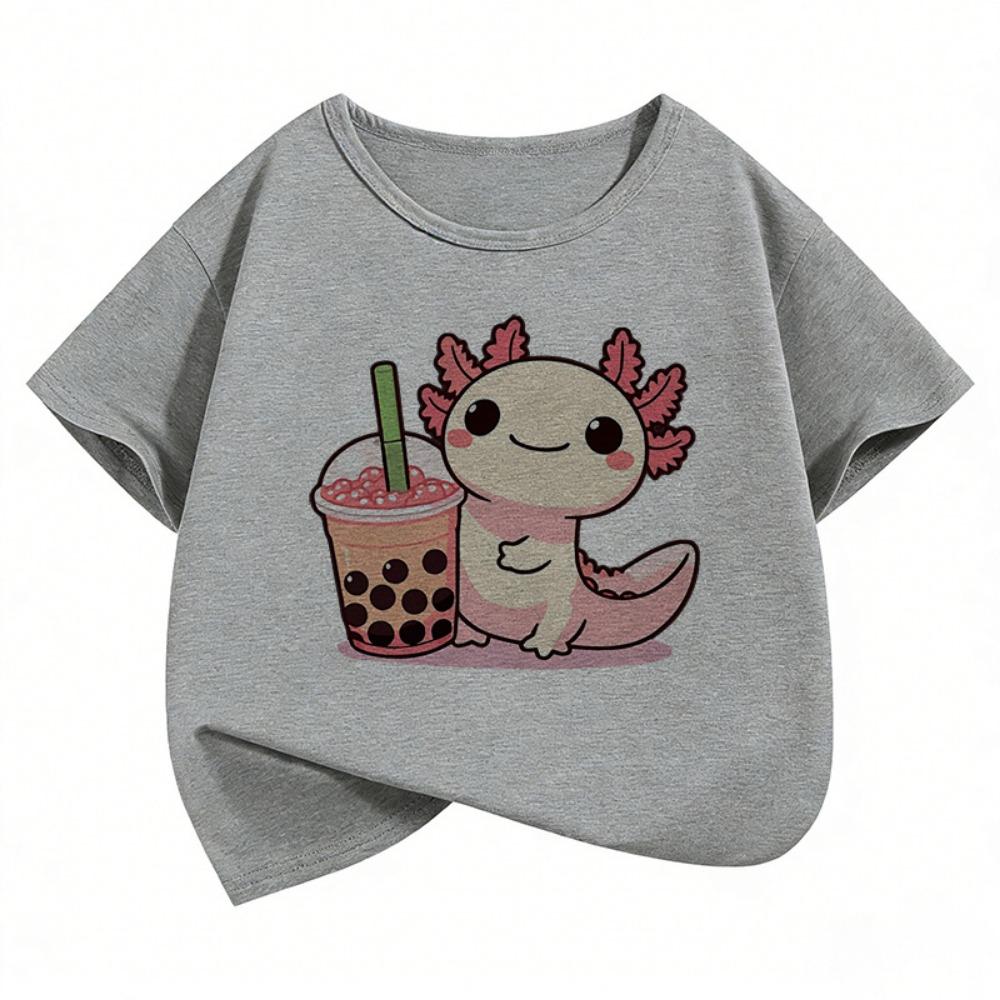 Y2k Animal Graphic Kids Tshirts Summer Short Sleeve Tees Cartoon Boys Girls Clothes Kawaii Tops Y2K Children T-shirt