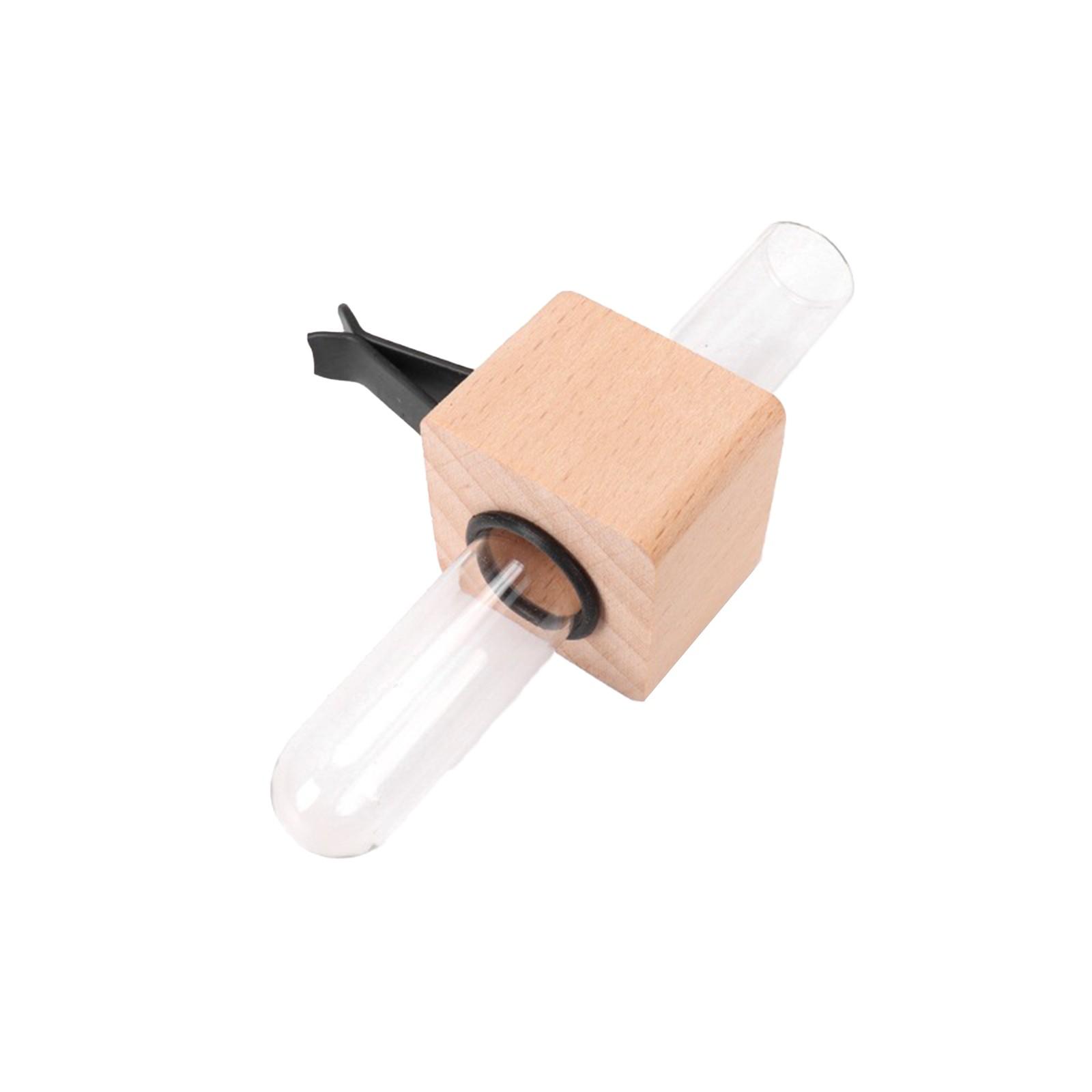 

Цветочный горшок из цельного дерева, креативная ваза для цветов, украшение, украшение для автомобиля, ароматерапия, пустая бутылка, сухая ваза, украшение на стену One Size