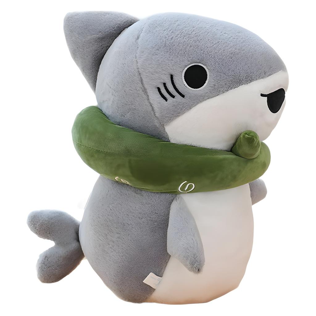 Cute Outing Shark Plush Toy Children Shark Pillow Doll Girls Dormitory Ornament Birthday Gift Doll