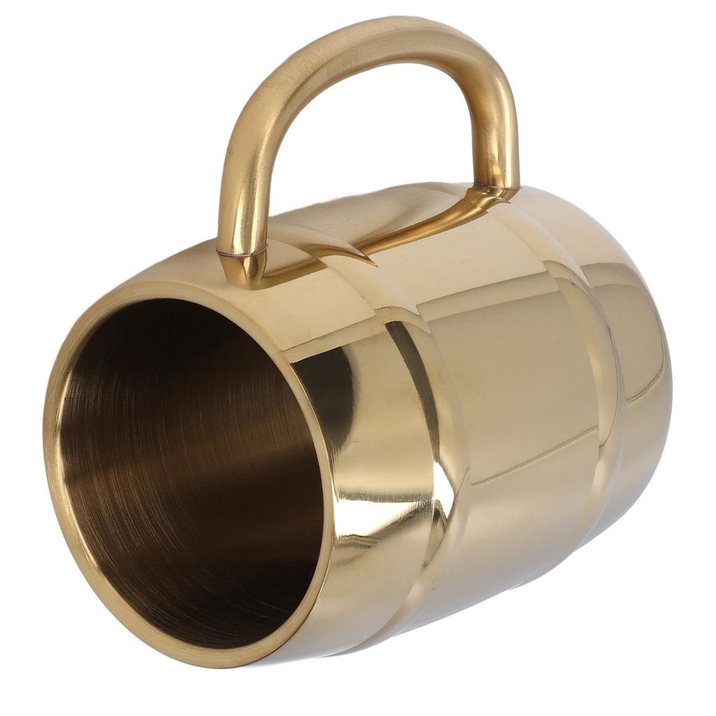 Stainless Steel Coffee Mug with Handle Double Layer Heat Insulation Coffee Cup Water Cup for