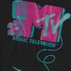 MTV Unisex Adult Microphone Logo T-Shirt
