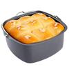 7/8inches Air Fryer Liner Carbon Steel Baking Dish Pan Multifunctional Air Fryer Accessories  Pizza