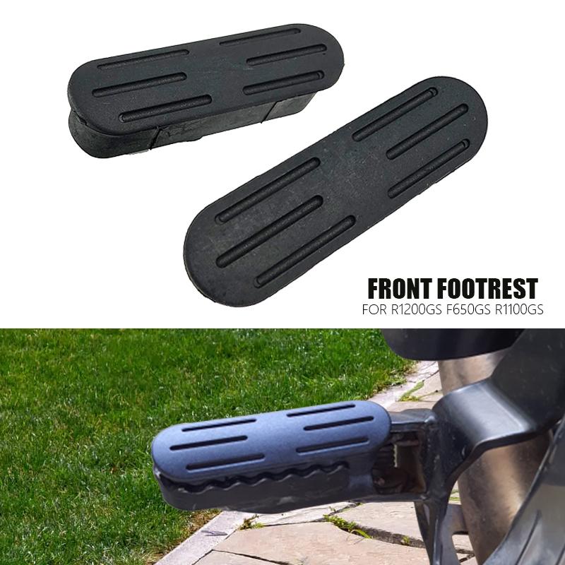 Front Footrest Foot Peg Footpegs Plate Rubber Cover For BMW R1200GS R1200 GS 2005-2013/ F650GS 2001-2007/ R1100GS Motorcycle
