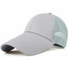55-60cm 60-65cm High Quality Cotton Mesh Trucker Cap 11cm Long Brim Sun Caps Big Head Oversize Baseball Hats