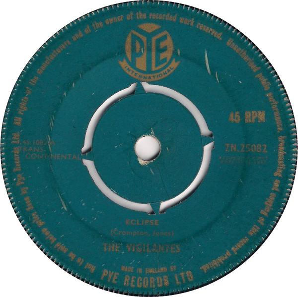 

7inch Record VIGILANTES - Eclipse 7N25082 Pye Internation 1961 UK Pop Used