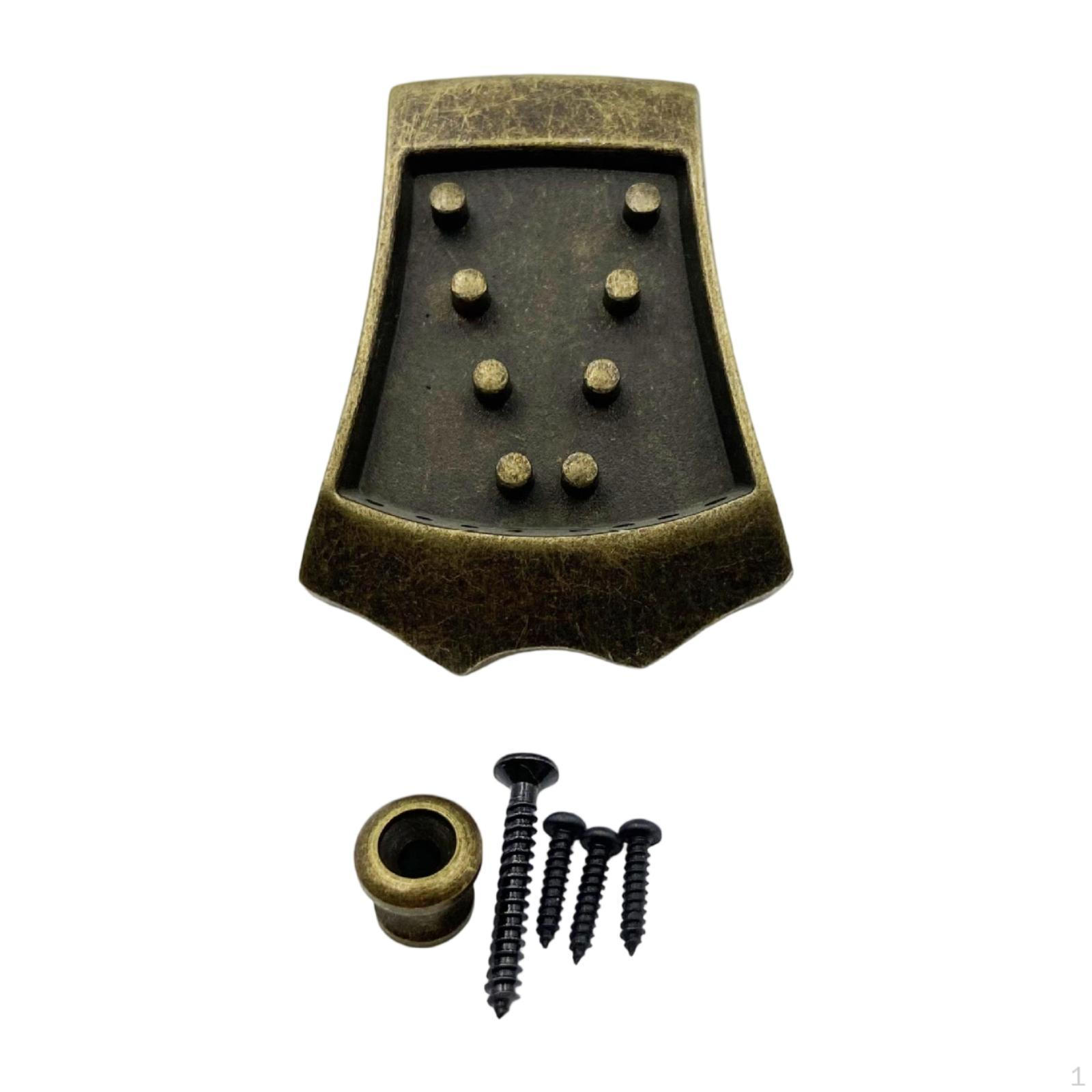 

Струнодержатель для мандолины для 8-струнных мандолин, аксессуар для гитарного инструмента, прямая замена bronze