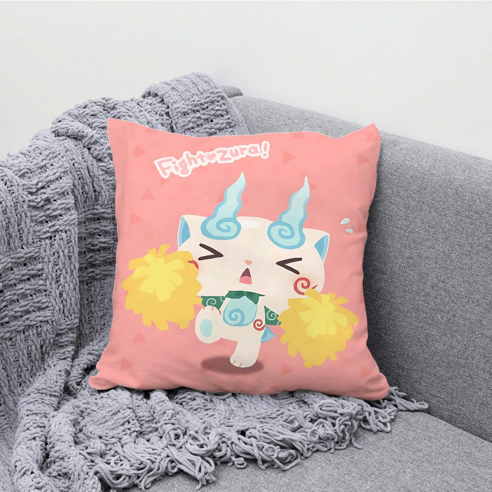 Y-Yokai W-Watch Pillow Case Soft Cushion Cases for Farmhouse Sofa Decor Home Decorations and Protector Pillow Case