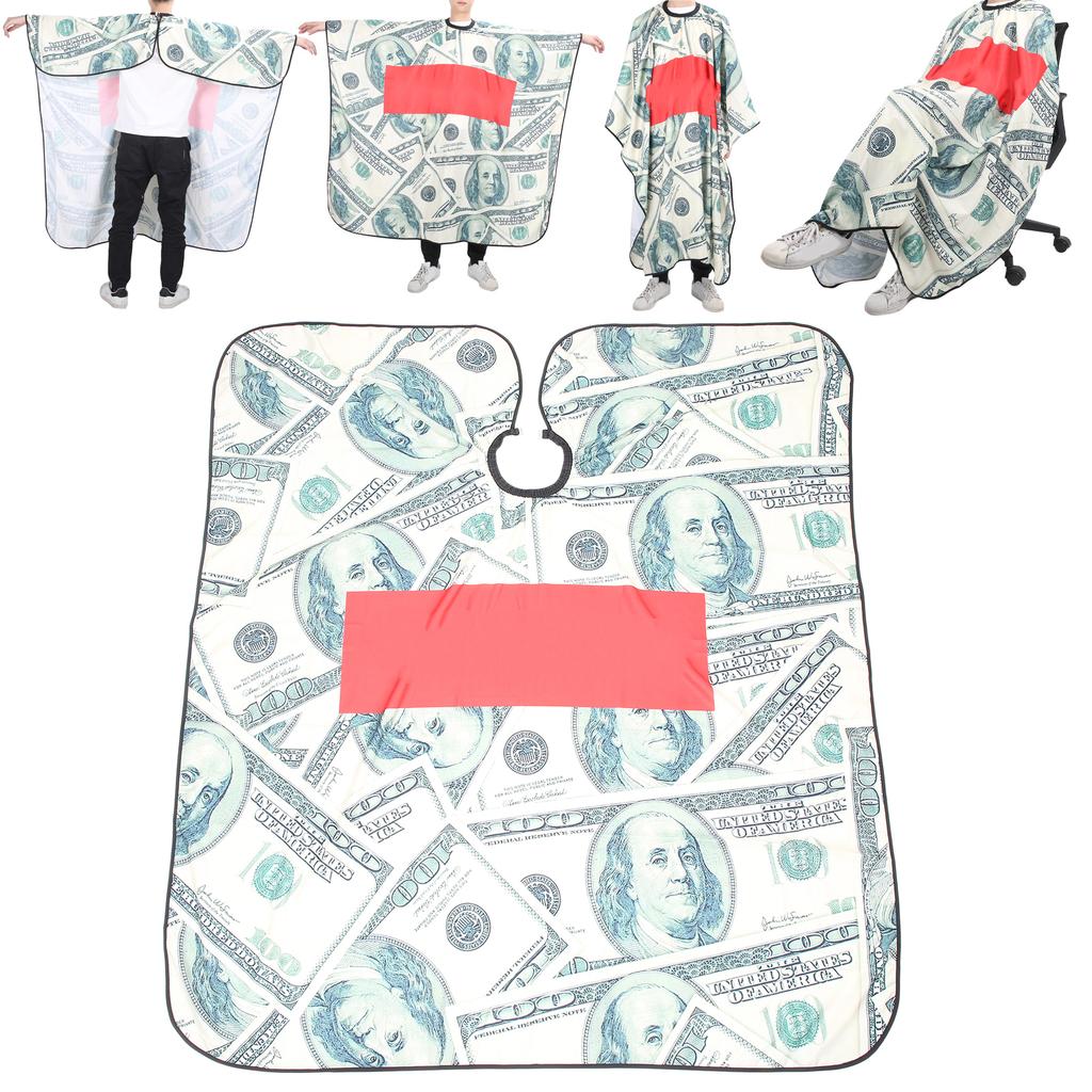 Haircuting Salon Cape Professional Adjustable Snap Closure Extra Long Hairdressing Apron