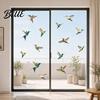 Outdoor Window Decal Bird Stickers Anti-Collision Strike Prevention Decal Static Cling Glass Friendly Film for Windows Doors UV Reflective