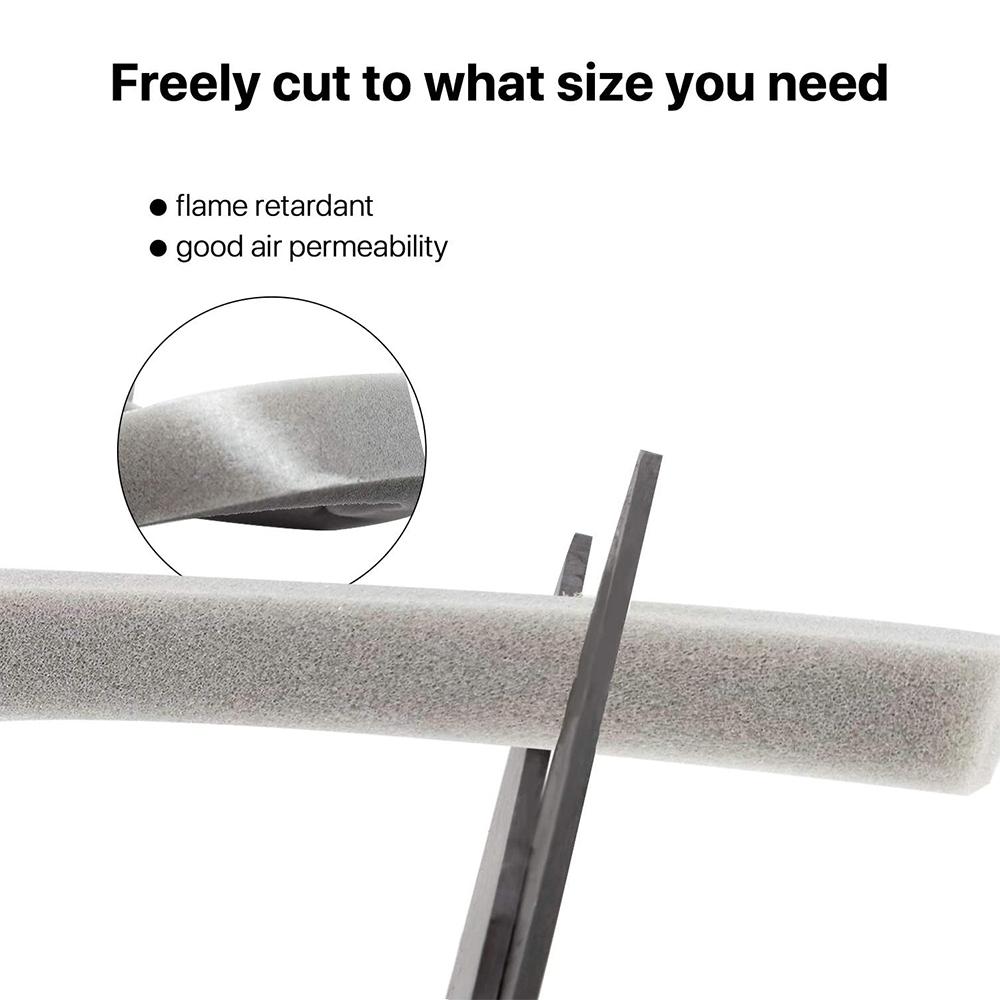 2M Sponge Foam Seal Strip Tape Adhesive Anti Collision Soundproof Weather Stripping for Doors Windows Furniture Protection