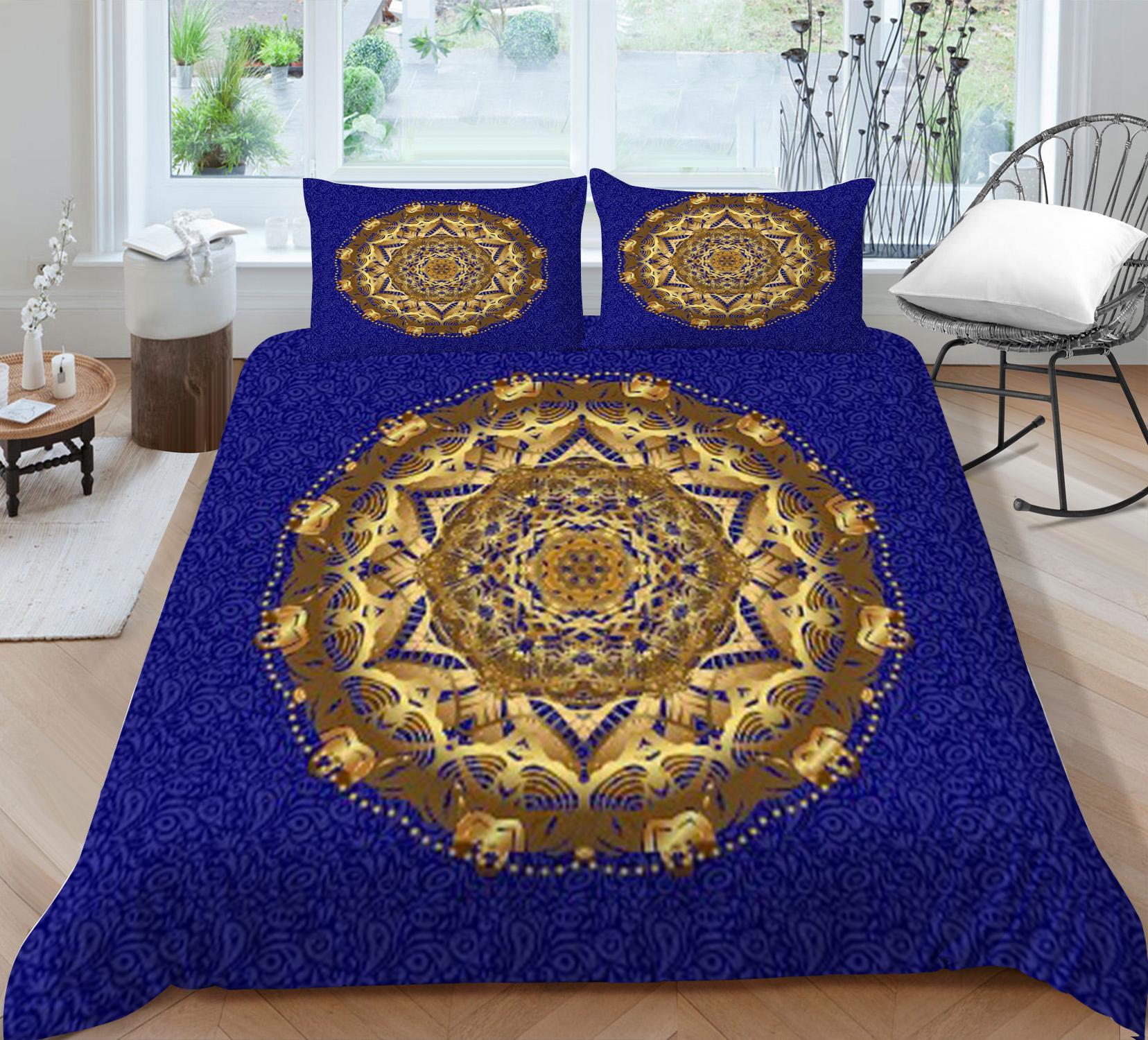 

Детский комплект постельного белья с 3D богемным принтом, одеяло для детей, школьный комплект для взрослых, комплект постельного белья из микрофибры, домашнее постельное белье EU Single 135x200cm