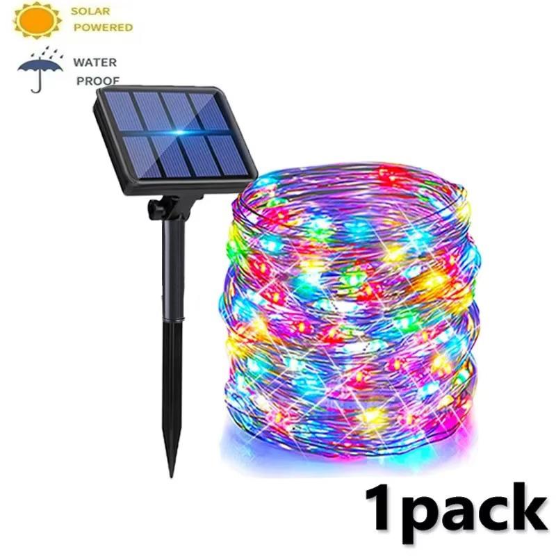 Outdoor Solar String Lights LED Waterproof Copper Wire Xmas Garden Party Decor