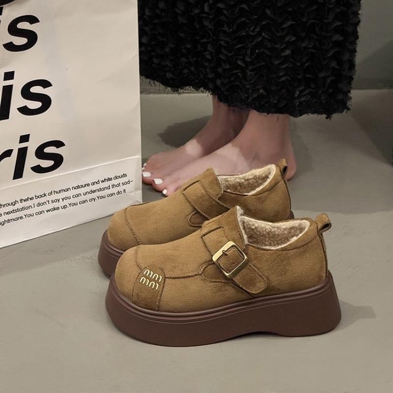 

Женские новые осенние модели на толстой подошве, маленькие люди прибавляют в росте одной ногой, и ретро туфли-одинарки на подошве-маффин 40 хаки