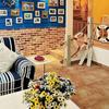 Creative Mediterranean Style Lifebuoy Home Wall Hanging Foam Cotton Lifebuoy Decoration