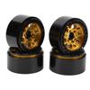 4PCS 1.9 Inch RC Wheel Hubs Aluminum Alloy Beadlock Wheel Rims Replacement for 110 Scale Car