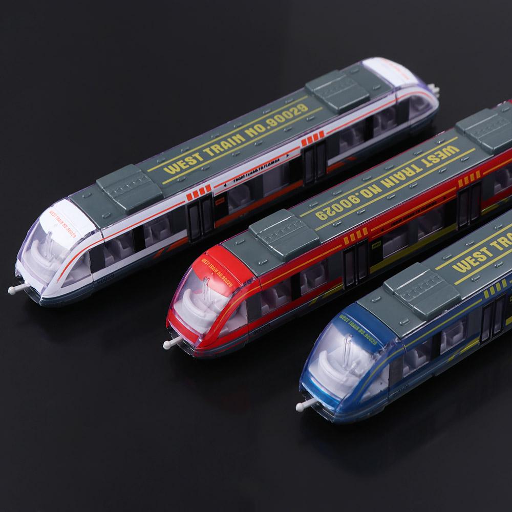Gift Zinc Zinc Alloy Metro Subway Metal High Speed Rail Simulation Train Toy Diecast Train Toy Underground