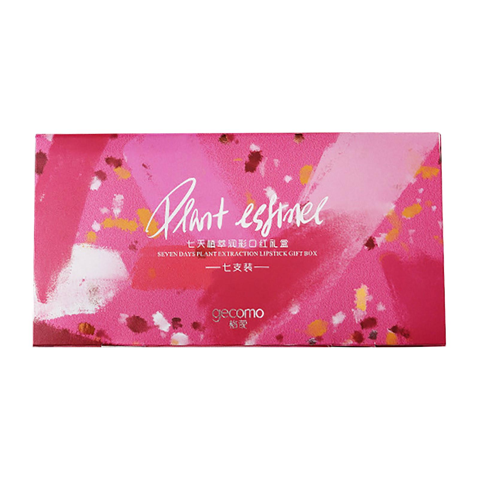 

Увлажняющая семицветная губная помада, стойкая и не выцветающая разноцветный