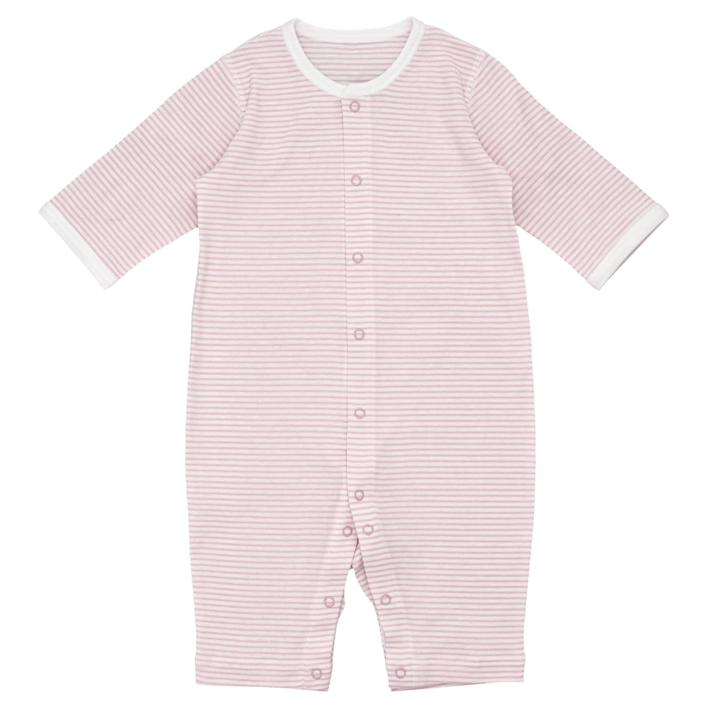 

бодиол 70 N розовый с полоской сделано в Японии [Baby Castle] с длинным рукавом и длинными штанинами розовый