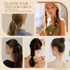 Hair Ties No Damage 10/15PCS Ponytail Holders Elastic Hair Ties for Thick Hair Bands for Women Girls's Braided