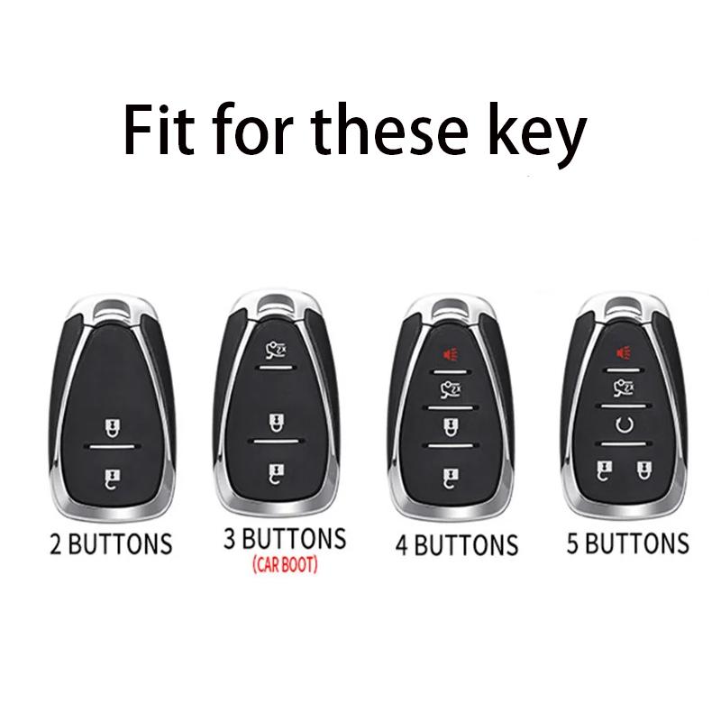 Tpu Car Remote Key Case Cover Shell For Chevrolet Chevy Malibu Camaro Cruze Traverse Spark Equinox Sonic Volt Bolt Accessories
