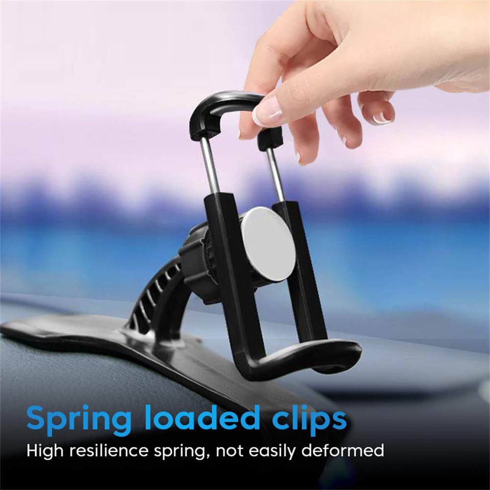 Universal Car Phone Holder Stand Dashboard Car Clip Mount GPS Bracket 360° Rotatable Phone GPS Support In Car For iPhone Xiaomi