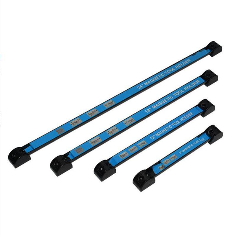 8,12,18,24inch Space Saving Metal Organizer Rack Strong Magnet Tool Magnetic Tool Holder Heavy Duty Tool Bar