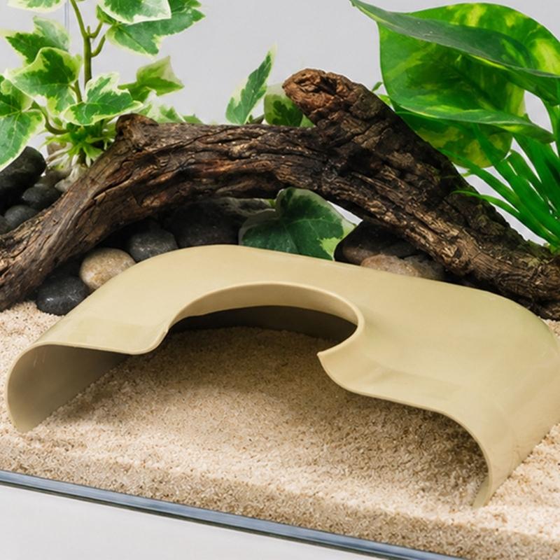 Plastic Shrimp and Fish Cover Cave with Raised Cover Space for Water Pet Use, Shelter Value and Display Use Daily