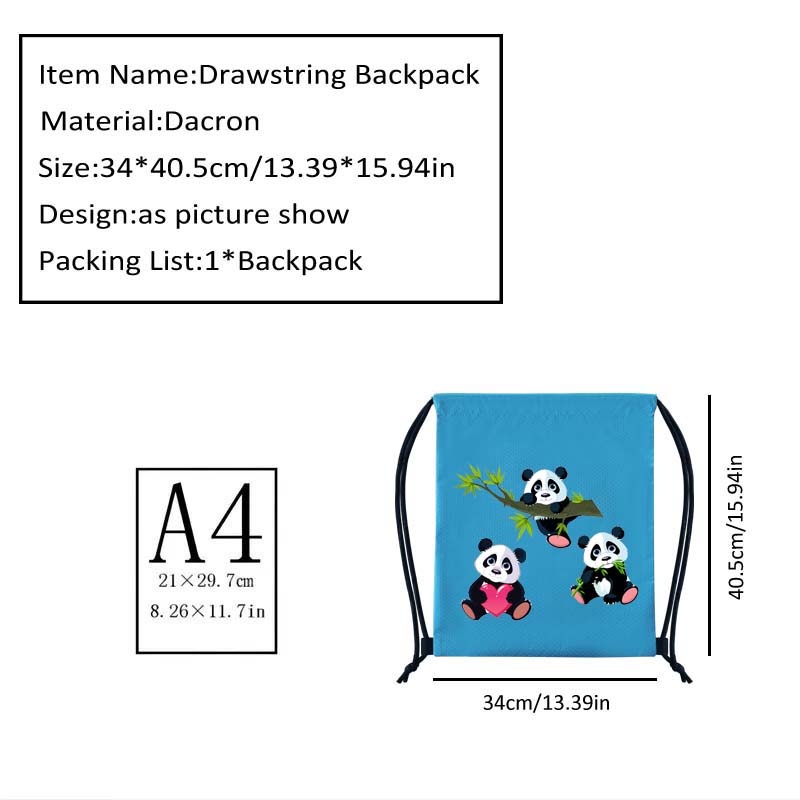 Şık ve Hafif 34cm*40.5cm Dacron İpli Sırt Çantası Outdoor Sırt Çantası Bisiklet Sırt Çantası Spor Salonu Saklama Çantası