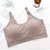 Plus Size Sports Bra with Adjustable Straps, Built-in Pads, and Beautiful Back Design