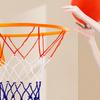 Foldable Basketball Hoop for Kids Adjustable Height Indoor Toy No-Drill Wall-mounted Basketball Hoop for Toddlers Boys Girls