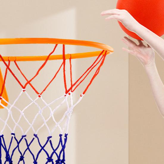 Foldable Basketball Hoop for Kids Adjustable Height Indoor Toy No-Drill Wall-mounted Basketball Hoop for Toddlers Boys Girls
