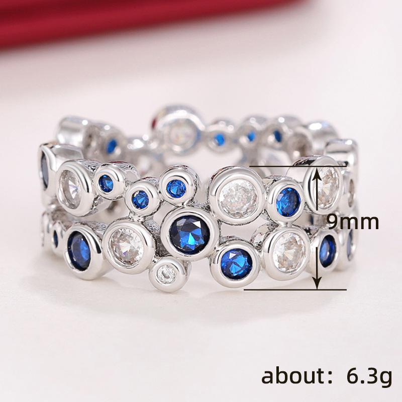 Cao Shi Exquisite Geometric Hollow Round Ring: Simple, Stylish Index Finger Accessory