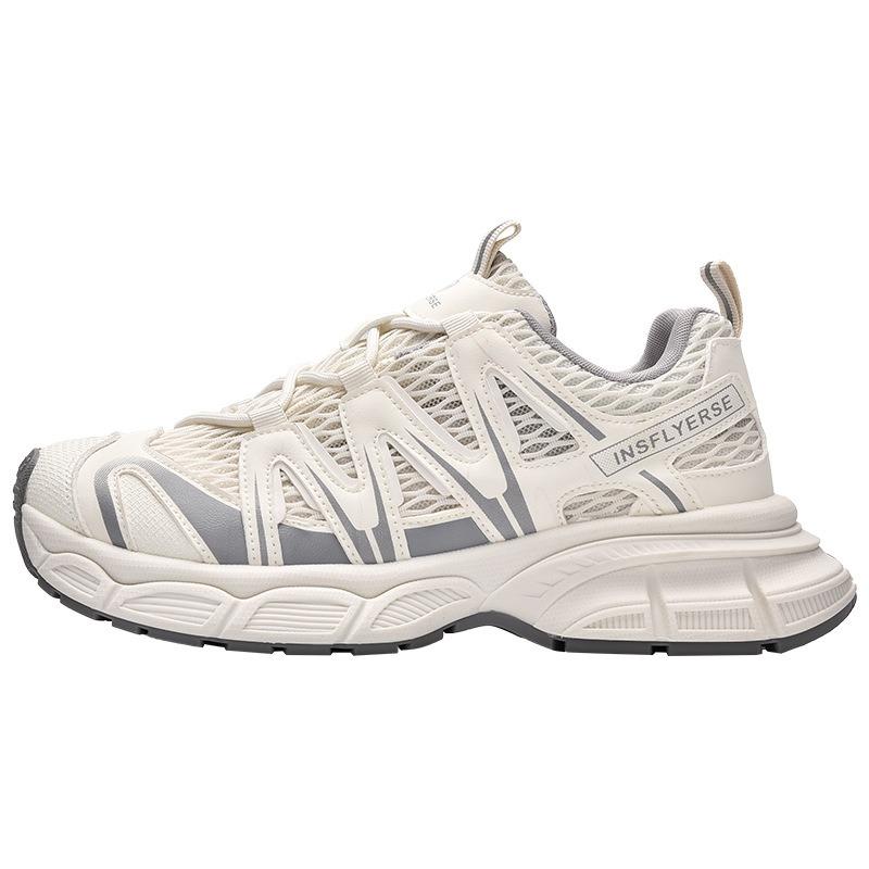 Hot-selling summer new thick-soled heightening dad shoes breathable mesh casual sports shoes 3817