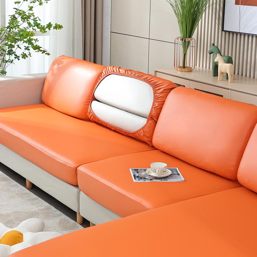 Pu Water Resist Sofa Cushion Covers Couch Cover High Stretch Couch Seat Slipcover Furniture Protector Cover For Living Room Cover