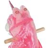 Kinder Plüsch Schaukelpferd Reittier Einhorn mit Geräusch Bewegendem Mund Wedelndem Schwanz Kinder Schaukeltier Spielzeug Geschenk 3-6 Jahre Rosa