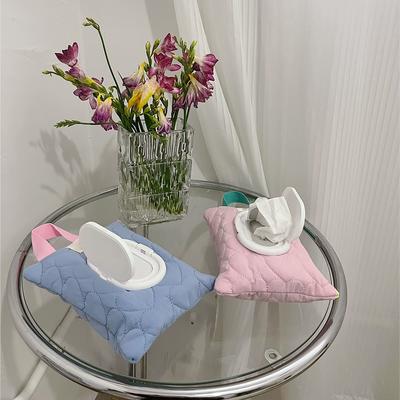 Bebek arabası ıslak mendil çantası makaron renk serisi araba mendil kutusu su geçirmez emici kapak mendil çantası sevimli