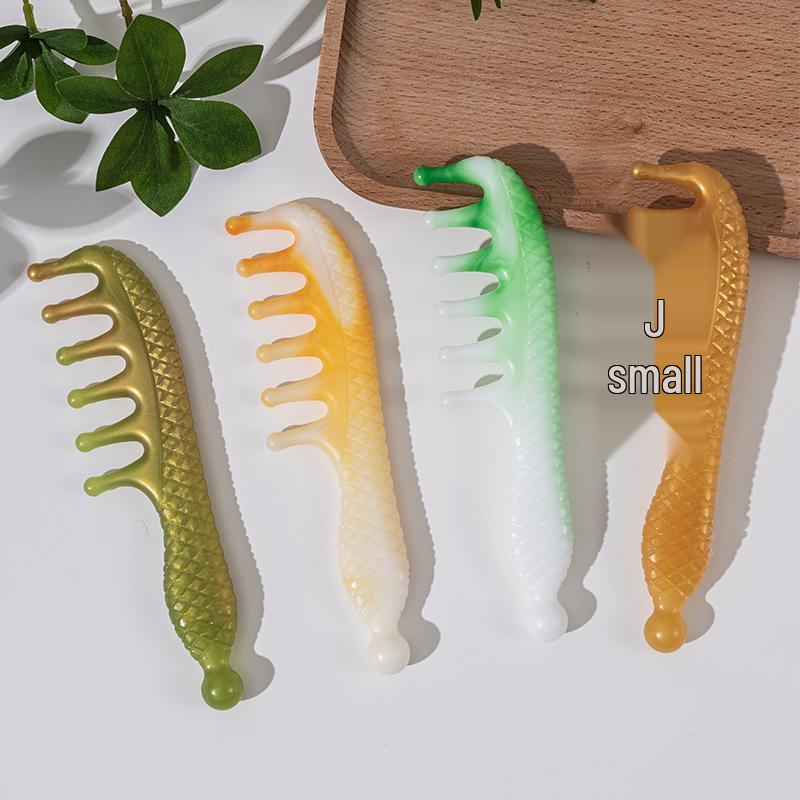 Scalp Meridian Head Therapy Gua Sha Facial Cupping Massage Comb