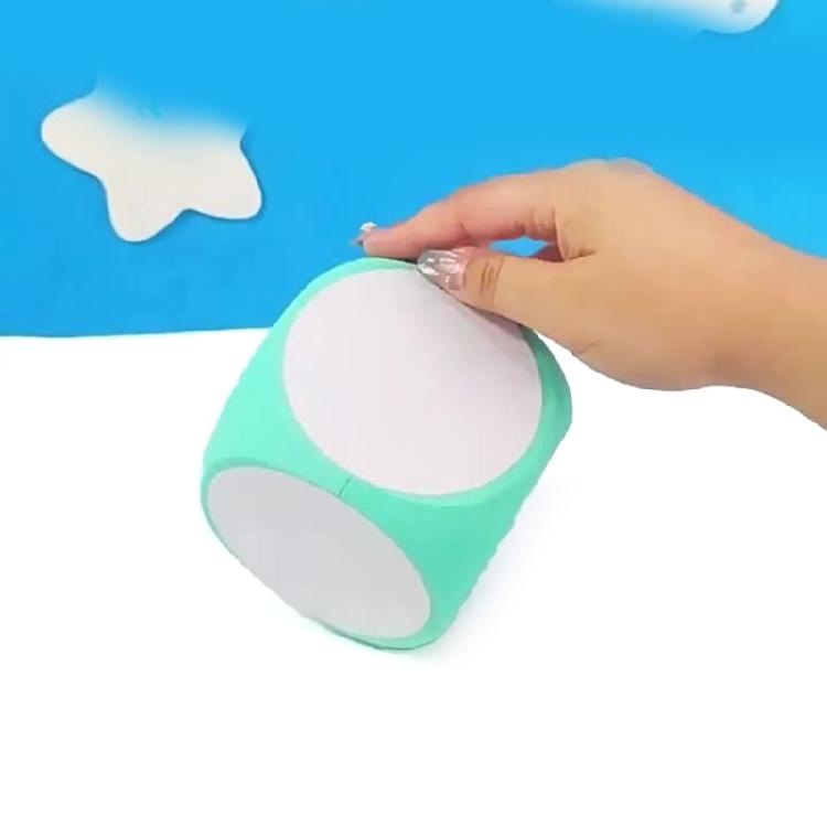 DIY Blanko-Würfel, beschreibbare/abwischbare Würfel, tragbare, reinigbare Blanko-Spielwürfel für den Unterricht im Klassenzimmer, außen löschbare Würfel