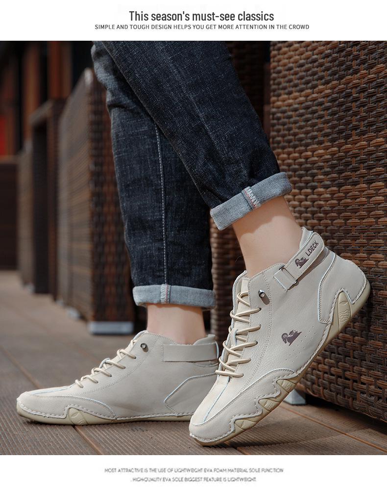 Men's Octopus High-Top Martin Boots - Hot Selling Casual Short Boots for Autumn and Winter