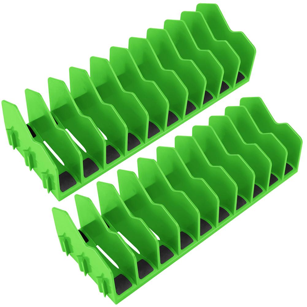 Plier Organizer Rack 10 Slots Space-Saving Keep Pliers Cutters Wrench Organized in Tool Drawer Toolbox Garage Tool Storage Shelf