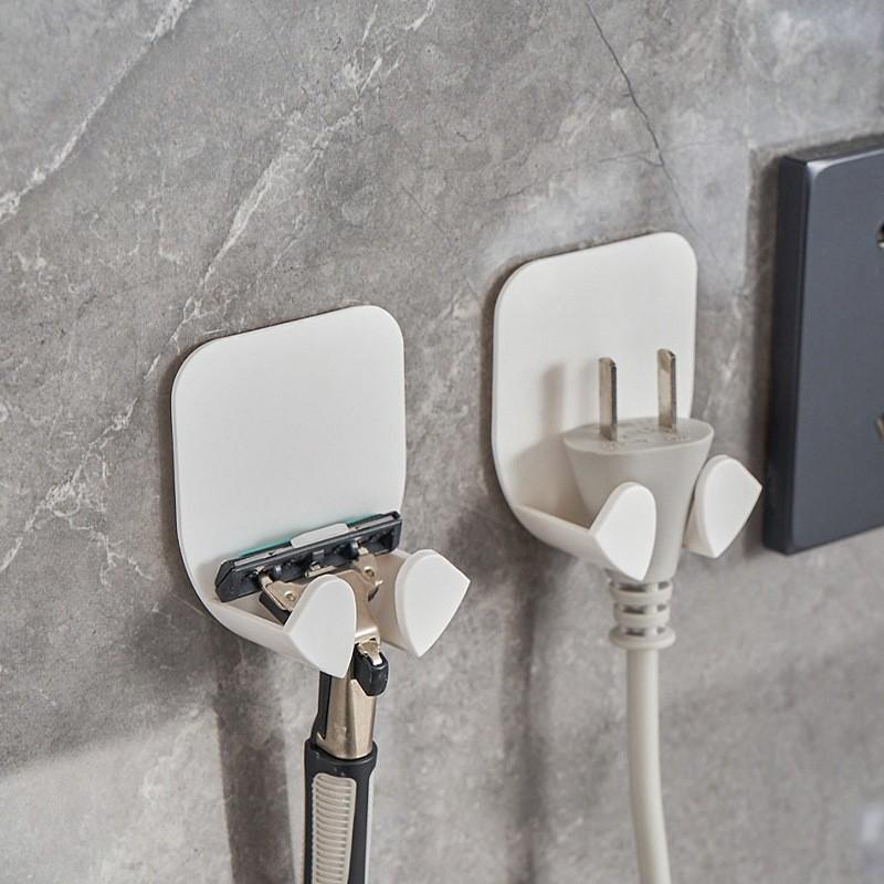 For Hooks Adhesive Wall Outlet Cord Plastic Cable Clips Accessories Kitchen