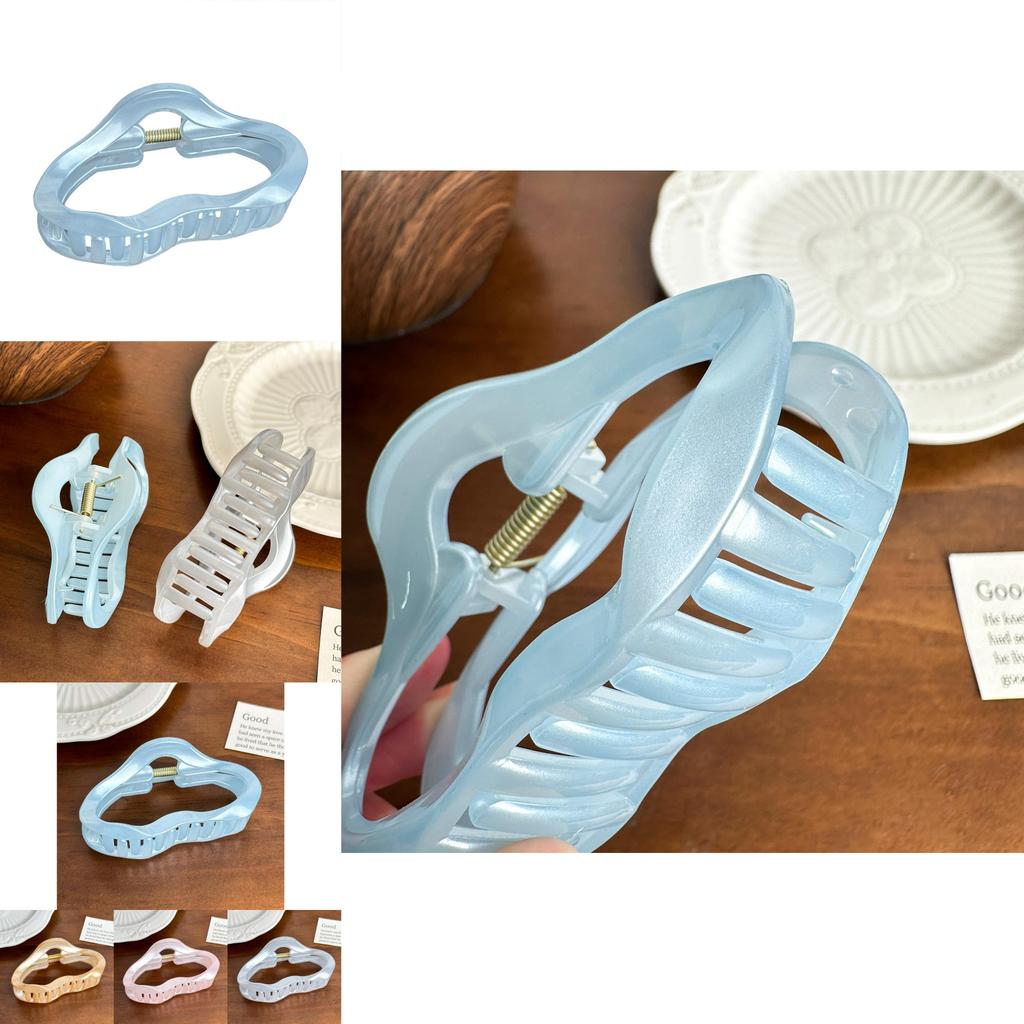 Stylish Candy Colored Medium Cloud Hair Clip In Trendy Geometric Design For Women