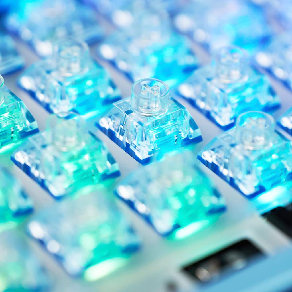 DRAOZA Kailh Box Tastatură Mecanică Comutator Silent PRO Comutator Silent Liniar Silent Kailh Island 72 Deep-Sea (Piese liniare)