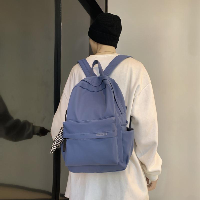 Schoolbag Japanese trendy brand schoolbag male and female college students 1011 new Korean version simple backpack junior high school high school 