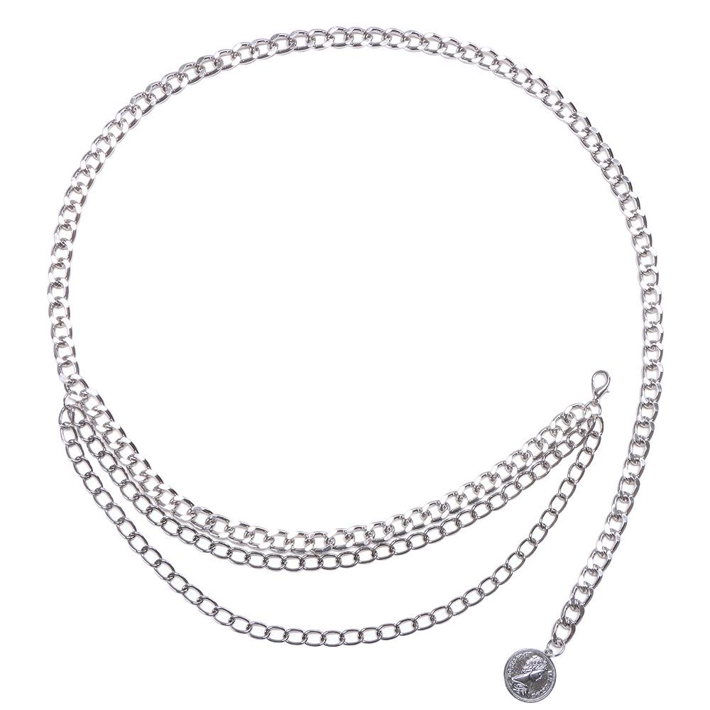 Trendy Multi-layer Retro Punk Waist Chain Accessories