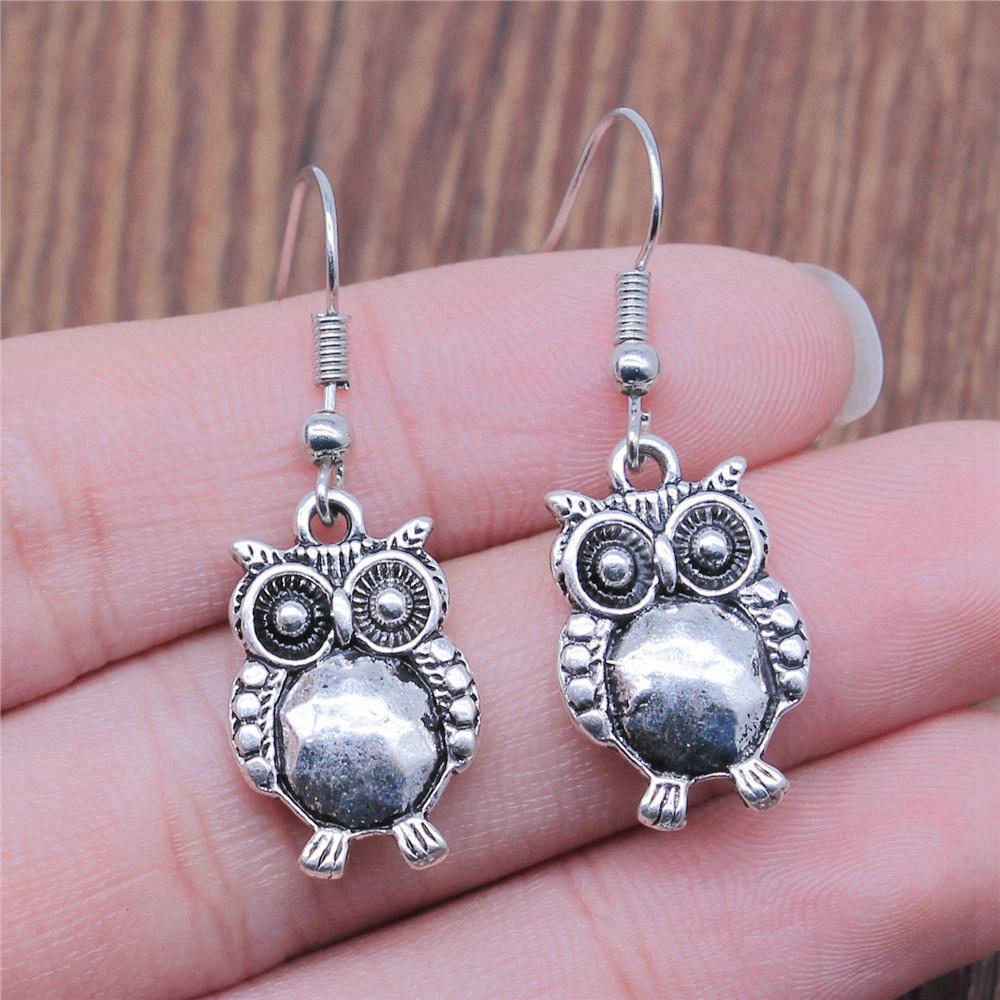 Ohrhänger Vogel Phönix Vintage Schmuckzubehör Ohrringgröße 18x19mm QE005