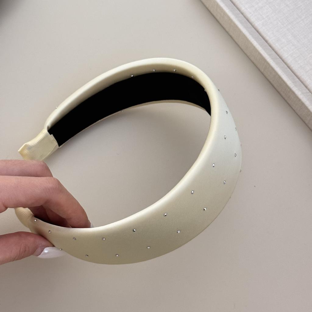 Hair accessories for women girl headbands rhinestone large band big fascinators elegant Designer vintage popular leading fashion